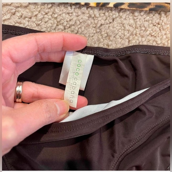 COCO CABANA leopard halter top & brown bikini - Picture 4 of 4